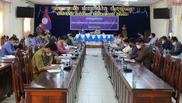 ກອງປະຊຸມຄົບຄະນະ ຂອງຄະນະກຳມະການຍຸຕິທຳ ແລະ ປ້ອງກັນຊາດ – ປ້ອງກັນຄວາມສະຫງົບ ສະພາປະຊາຊົນແຂວງບໍລິຄຳໄຊ ໄດ້ຈັດຂຶ້ນໃນວັນທີ 04 ພຶດສະພາ 2022 ຢູ່ຫ້ອງປະຊຸມຂອງສະພາປະຊາຊົນແຂວງ, ເປັນກຽດເຂົ້າເປັນປະທານຂອງທ່ານ ໃສຄຳ ທອງລັດ ກຳມະການພັກແຂວງ ຮອງປະທານສະພາປະຊາຊົນແຂວງ ແລະ ທ່ານ ນາງ [&hellip;]