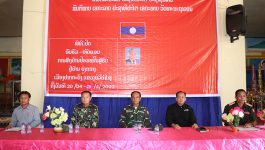 ບັ້ນຝຶກອົບຮົມ – ຫັດແອບ ການສ້າງບ້ານປ້ອມໝັ້ນສູ້ຮົບ ໃຫ້ແກ່ກຳລັງກອງຫຼອນ – ປກສ ບ້ານບຸ່ງກວາງ ເມືອງປາກກະດິງ ແຂວງບໍລິຄຳໄຊ ໄດ້ເລີ່ມປະຕິບັດມາແຕ່ວັນທີ 20 ມັງກອນ 2022 ເຊີ່ງໄດ້ຮຽນຮູ້ທັງພາກທິດສະດີ ແລະ ການປະຕິບັດຕົວຈິງ ໂດຍສະເພາະແມ່ນ: ພາກການເມືອງ, ພາກຫັດແອບ, [&hellip;]