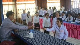       ໃນວັນທີ 26 ພຶດສະພາ 2022 ທີ່ຫ້ອງປະຊະມຊັ້ນ III ຫ້ອງວ່າການເມືອງວຽງທອງ, ແຂວງບໍລິຄໍາໄຊ ໄດ້ຈັດພິທີປິດຊຸດຝຶກອົບຮົມທິດສະດີການເມືອງ – ການປົກຄອງ ລະບົບບໍາລຸງ 45 ວັນ ຊຸດທີ V ຂອງເມືອງວຽງທອງ ໂດຍເປັນກຽດເຂົ້າຮ່ວມຂອງ ທ່ານ [&hellip;]