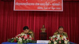   ກອງປະຊຸມປະຈໍາໄຕມາດຂອງຄະນະພັກຮາກຖານຫ້ອງການກອງບັນຊາການ  ປກສ ແຂວງບໍລິຄໍາໄຊ ຄັ້ງທີ 06 ສະໄໝທີ I  ໄດ້ໄຂຂື້ນ ໃນຕອນເຊົ້າ ວັນທີ 7 ມິຖຸນາ 2022 ຢູ່ທີ່ຫ້ອງປະຊຸມເບີ 01 ກອງບັນຊາການ ປກສ ແຂວງ, ໂດຍການເປັນປະທານຂອງ [&hellip;]