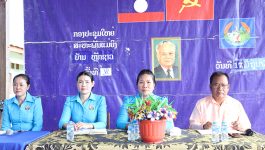 ຕອນເຊົ້າຂອງວັນທີ 17 ມິຖຸນາ 2022 ທີ່ຫ້ອງການບ້ານຫລັກ 20 ເມືອງຄໍາເກີດ ແຂວງບໍລິຄຳໄຊ ໄດ້ຈັດກອງປະຊຸມໃຫຍ່ສະຫະພັນແມ່ຍິງບ້ານ ຄັ້ງທີ VI ໂດຍການເຂົ້າຮ່ວມເປັນປະທານຂອງທ່ານ ນ. ສຸກຜາລີ ແສງຊົມພູ ປະທານສະຫະພັນແມ່ຍິງເມືອງ, ເປັນປະທານຮ່ວມໂດຍທ່ານ ນ. ບຸນເສັງ ໄຊຍະທິຈັກ [&hellip;]