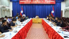 ກອງປະຊຸມຕິດຕາມກວດການໂຄງການທີ່ມີມູນຄ່າ 10 ຕື້ກີບຂຶ້ນໄປ ໄດ້ຈັດຂຶ້ນໃນຕອນເຊົ້າຂອງວັນທີ 11 ກໍລະກົດ 2022 ຢູ່ຫ້ອງປະຊຸມຫ້ອງວ່າການແຂວງ ໂດຍການເປັນປະທານຂອງທ່ານ ສຸກຄຳເພັດ ເຮືອງບຸດສີ ຮອງປະທານອົງການກວດກາແຫ່ງລັດ, ມີປະທານ, ຮອງປະທານອົງການກວດກາລັດແຂວງ, ກົມກວດກາ ແລະ ຂະແໜງການກ່ຽວຂ້ອງເຂົ້າຮ່ວມ. ໂຄງການລົງທຶນຂອງລັດ ທີ່ມີມູນຄ່າ 10 [&hellip;]