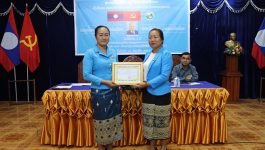 ພິທີມອບ – ຮັບ ໃບຢັ້ງຢືນ ແມ່ຍິງຮາກຖານພະແນກພະແນກຖະແຫຼງຂ່າວ, ວັດທະນະທຳ ແລະ ທ່ອງທ່ຽວ ແຂວງບໍລິຄຳໄຊ ເປັນແມ່ຍິງ 3 ດີ ປະຈຳປີ 2021 ແລະ ໃບຍ້ອງຍໍປະຈຳ 5 ປີ 2016 – [&hellip;]