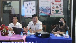 ພິທີຝຶກອົບຮົມການສ້າງນິຕິກຳ ແລະ ຫຼັກການສ້າງເອກະສານທາງລັດຖະການ ໄດ້ຈັດຂຶ້ນໃນວັນທີ 11 ກໍລະກົດ 2022 ຢູ່ຫ້ອງປະຊຸມຂອງສູນເລືອດຂອງແຂວງ ເປັນກຽດເຂົ້າຮ່ວມຂອງທ່ານ ນາງ ວັນເພັງ ໄຊສົງຄາມ ຫົວໜ້າອົງການກາແດງແຂວງ ແລະ ທ່ານ ສີສຸນົນ ແກ້ວໄຊຍະວົງ ຮອງຫົວໜ້າພະແນກພາຍໃນແຂວງ ມີຄະນະຮັບຜິດຊອບ ແລະ [&hellip;]
