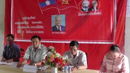 ກອງປະຊຸມໃຫຍ່ ຄັ້ງທີ VI ຂອງໜ່ວຍພັກບ້ານໄຊສະຫວ່າງ ເມືອງທ່າພະບາດ ໄດ້ໄຂຂຶ້ນ ແລະ ສໍາເລັດລົງໃນວັນທີ 7 ກໍລະກົດ 2022 ຢູ່ຫ້ອງການບ້ານຂອງຕົນ, ເປັນປະທານໂດຍ ສະຫາຍ ພູວົງ ພີມມະສອນ ຮອງເລຂາພັກເມືອງ ແລະ ສະຫາຍ ບຸນຫວາງ [&hellip;]