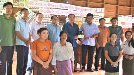 ໃນວັນທີ 21 ກໍລະກົດ 2022 ຢູ່ບ້ານຫີນໂງ່ນ ເມືອງວຽງທອງຊ ແຂວງບໍລິຄຳໄຊ ກອງຄຸ້ມຄອງປ່າສະຫງວນແຫ່ງຊາດນໍ້າກະດິງ ໂຄງການຄຸ້ມຄອງລະບົບນິເວດວິທະຍາ ແລະ ສັດປ່າແບບປະສົມປະສານ, ໄດ້ນໍາເອົາເງິນກອງທຶນພັດທະນາບ້ານ ແລະ ທຶນງົບປະມານອະນຸລັກປ່າໄມ້ ແລະ ສັດປ່າ ມາມອບໃຫ້ 5 ບ້ານເປົ້າໝາຍຂອງເມືອງວຽງທອງ ໂດຍການເຂົ້າຮ່ວມຂອງ [&hellip;]