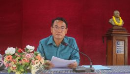 ໃນຕອນເຊົ້າຂອງວັນທີ 9 ສິງຫາ 2022 ຢູ່ຫ້ອງປະຊຸມຊັ້ນ III ຫ້ອງວ່າການເມືອງວຽງທອງ ແຂວງບໍລິຄໍາໄຊ ໄດ້ຈັດກອງປະຊຸມສະຫຼຸບວຽກງານກໍາລັງ ປກຊ – ປກສ ປະຈໍາ 06 ເດືອນຕົ້ນປີ ແລະ ວາງທິດທາງແຜນການ 06 ເດືອນ ທ້າຍປີ [&hellip;]