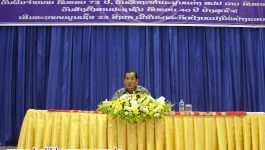 ພິທີປາຖະກະຖາວັນສ້າງຕັ້ງແນວລາວ ຄົບຮອບ 72 ປີ, ວັນສື່ມວນຊົນແຫ່ງຊາດ ແລະ ວັນການພິມຈຳໜ່າຍ ຄົບຮອບ 72 ປີ ແລະ ວັນສ້າງຕັ້ງລັດຖະທຳມະນູນ ແຫ່ງ ສປປ ລາວ ຄົບຮອບ 31 ປີ, ວັນສ້າງຕັ້ງສານປະຊາຊົນ ຄົບຮອບ [&hellip;]