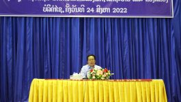 ກອງປະຊຸມເຜີຍແຜ່ມະຕິທີ່ສໍາຄັນຂອງພັກ, ນິຕິກຳຂອງລັດ ໄດ້ຈັດຂຶ້ນໃນວັນທີ 24 ສິງຫາ 2022 ຢູ່ສະໂມສອນໃຫຍ່ຂອງແຂວງ ເປັນປະທານໂດຍ ທ່ານ ປອ ກອງແກ້ວ ໄຊສົງຄາມ ເຈົ້າແຂວງບໍລິຄຳໄຊ, ມີຄະນະປະຈຳພັກແຂວງ, ກຳມະການພັກແຂວງ, ພະແນກການ, ເມືອງ 7 ຕົວເມືອງ ແລະ [&hellip;]