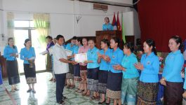 ໃນວັນທີ 29 ກໍລະກົດ 2022 ຢູ່ຫ້ອງປະຊຸມຫ້ອງວ່າການ ເມືອງທ່າພະບາດ ແຂວງບໍລິຄຳໄຊ ໄດ້ຈັດກອງປະຊຸມຄົບຄະນະບໍລິຫານງານແມ່ຍິງເມືອງ ຄັ້ງທີ 4 ສະໄໝທີ VII ຂຶ້ນ ເປັນປະທານໂດຍ ທ່ານ ພູວົງ ພີມມະສອນ ຮອງເລຂາພັກເມືອງ ແລະ ທ່ານ [&hellip;]