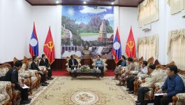 ໃນຕອນເຊົ້າຂອງວັນທີ 26 ກັນຍາ 2022 ຢູ່ຫ້ອງຮັບຮອງຂອງແຂວງ ທ່ານ ປອ ກອງແກ້ວ ໄຊສົງຄາມ ກຳມະການສູນກາງພັກ ເລຂາພັກແຂວງ ເຈົ້າແຂວງບໍລິໄຊ ພ້ອມດ້ວຍຄະນະ ໄດ້ເປັນກຽດຕ້ອນຮັບທ່ານ ດຣ ບຸນລ້ອມ ແກ້ວບົວໂຮມ ຮອງປະທານກຳມາທິການວັດທະນະທຳ – ສັງຄົມ [&hellip;]