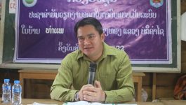 ໃນວັນທີ 8 ກັນຍາ 2022 ຢູ່ຫ້ອງການບ້ານ ທ່າແພ ພະນັກງານຫ້ອງການຊັບພະຍາກອນທໍາມະຊາດ ແລະ ສິ່ງແວດລ້ອມເມືອງ ໄດ້ຈັດກອງປະຊຸມປະຊາສໍາພັນອອກໃບຕາດີນແບບເປັນລະບົບໃຫ້ປະຊາຊົນ ໂດຍເປັນກຽດເຂົ້າຮ່ວມຂອງ ທ່ານ ອາລຸນສັກ ປະທໍາມະວົງ ຮອງເຈົ້າເມືອງວຽງທອງ ຜູ້ຊີ້ນໍາວຽກງານຂົງເຂດເສດຖະກິດຂັ້ນເມືອງ, ມີພາກສ່ວນທີ່ກ່ຽວຂ້ອງ, ພໍ່, ແມ່ປະຊາຊົນພາຍໃນບ້ານ ແລະ [&hellip;]