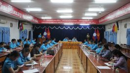ໃນຕອນເຊົ້າຂອງວັນທີ 5 ຕຸລາ 2022 ສະຫະພັນແມ່ຍິງຮາກຖານພະແນກຖະແຫຼງຂ່າວ, ວັດທະນະທຳ ແລະ ທ່ອງທ່ຽວແຂວງ ໄດ້ຈັດກອງປະຊຸມປະເມີນຂໍ້ແຂ່ງຂັນແມ່ຍິງ 3 ດີຂຶ້ນ ຢູ່ຫ້ອງປະຊຸມຂອງຕົນ ເປັນກຽດເຂົ້າຮ່ວມເປັນປະທານຂອງທ່ານ ພູວັນ ໄຊຍະສານ ຮອງຫົວໜ້າພະແນກຖະແຫຼງຂ່າວ, ວັດທະນະທຳ ແລະ ທ່ອງທ່ຽວ ແຂວງບໍລິຄຳໄຊ [&hellip;]