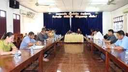 ຕອນເຊົ້າວັນທີ 7 ຕຸລາ 2022 ຢູ່ຫ້ອງປະຊຸມຫ້ອງວ່າການເມືອງປາກກະດິງ ຫ້ອງການກະສິກຳ ແລະ ປ່າໄມ້ ເມືອງ ໄດ້ຈັດກອງປະຊຸມປຶກສາຫາລືກ່ຽວກັບການກະກຽມຊຸກຍູ້ການປູກພືດລະດູແລ້ງ ປີ 2022 – 2023 ຕິດພັນກັບວາລະແຫ່ງຊາດ ແລະ ການຄຸ້ມຄອງໂຮງງານປຸງແຕ່ງພືດຂັ້ນຕົ້ນ. ເປັນກຽດເຂົ້າຮ່ວມຂອງທ່ານ ພົງສະຫວັດ ຄຳສຸກຖາວົງ [&hellip;]