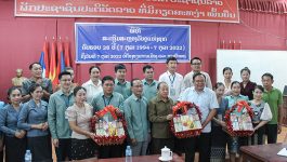ໃນຕອນເຊົ້າຂອງວັນທີ 7 ຕຸລາ 2022 ຢູ່ໂຮງຮຽນທິດສະດີການເມືອງ – ການປົກຄອງແຂວງບໍລິຄຳໄຊ ໄດ້ຈັດພິທີສະເຫຼີມສະຫຼອງ ວັນຄູແຫ່ງຊາດ ຄົບຮອບ 28 ປີ ( 7 ຕຸລາ 1994 – 7 ຕຸລາ 2022 [&hellip;]