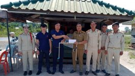ຕອນເຊົ້າ ວັນທີ 14 ຕຸລາ 2022 ທ່ານ ບຸນມີໄຊ ສີວົງຄໍາ ຫົວໜ້າໜ່ວຍງານ ສົ່ງເສີມການຂາຍ ບໍລິສັດ ຫົງຖາຢາສູບ ເມືອງປາກຊັນ ແຂວງບໍລິຄໍາໄຊ ໄດ້ມອບເງິນ 1.850.000 ກີບ ຊຸກຍູ້ພັດທະນາປ້ອມປະຈໍາການຄອຍເຫດຕະຫຼອດ 24 ຊົ່ວໂມງ [&hellip;]