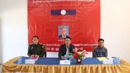 ໃນວັນທີ 18 ຕຸລາ 2022 ຢູ່ສະໂມສອນບ້ານເມືອງມ່ວນ ເມືອງວຽງທອງ ແຂວງບໍລິຄຳໄຊ ກອງບັນຊາການ​ທະຫານເມືອງ ໄດ້ຈັດພິທີເປີດການປະເມີນສ້າງຄອບຄົວ ແລະ ບ້ານ ໃນກຸ່ມຈອມທອງ ຄື: ບ້ານເມືອງມ່ວນ, ບ້ານໂພນເມືອງ, ບ້ານນ້ຳຕ້ອງ, ບ້ານຄອນຕ່າວ ແລະ ບ້ານນາໂຖ ເປັນບ້ານປ້ອງກັນຊາດເຂັ້ມແຂງ [&hellip;]