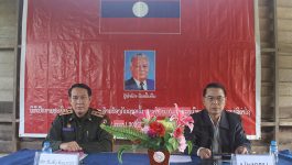 ໃນວັນທີ 20 ຕຸລາ 2022 ຢູ່ຫ້ອງການບ້ານນໍ້າກ້າງ ເມືອງວຽງທອງ ແຂວງບໍລິຳໄຊ ກອງບັນຊາການທະຫານເມືອງໄດ້ຈັດພິທີເປີດການປະເມີນສ້າງຄອບຄົວ ແລະ ບ້ານປ້ອງກັນຊາດເຂັ້ມແຂງ 7 ບ້ານ: ບ້ານນາຊວງ, ຫີນໂງ່ນ, ນາດີ, ນາວັງໄຄ້, ອຸດົມໄຊ, ໜອງປາດ ແລະ ບ້ານຜາຂອດ [&hellip;]