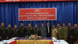 ໃນວັນທີ 18 ຕຸລາ 2022 ທີ່ຫ້ອງວ່າການແຂວງ ໄດ້ຈັດພິທີປະກາດແຕ່ງຕັ້ງກໍາມະການຄະນະກໍາມະການ ປ້ອງກັນຊາດ – ປ້ອງກັນຄວາມສະຫງົບ ແຂວງບໍລິຄໍາໄຊ ໂດຍເປັນກຽດເຂົ້າຮ່ວມເປັນປະທານ ຂອງທ່ານ ພົນຕີ ຈັນທອງ ສອນຕະອາດ ຄະນະກໍາມະການປ້ອງກັນຊາດ – ປ້ອງກັນຄວາມສະຫງົບສູນກາງ, ຮອງລັດຖະມົນຕີກະຊວງປ້ອງກັນປະເທດ, ມີທ່ານ [&hellip;]