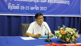 ໃນຕອນເຊົ້າຂອງວັນທີ 18 ພະຈິກ 2022 ຢູ່ຫ້ອງປະຊຸມຂອງພະແນກຊັບພະຍາກອນທຳມະຊາດ ແລະ ສິ່ງແວດລ້ອມແຂວງບໍລິຄຳໄຊ ( ຊສ ) ໄດ້ຈັດກອງປະຊຸມການປະເມີນຜົນການປະຕິບັດວຽກງານຂອງພະນັກງານ-ລັດຖະກອນ ປະຈຳປີ 2022 ໂດຍການເປັນປະທານຂອງທ່ານ ສົມສະຫງວນ ສຸວັນນະລາດ ຫົວໜ້າພະແນກ ຊສ ແຂວງ, ມີຄະນະພະແນກ, [&hellip;]