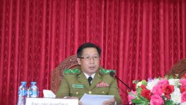 ສະຫາຍ ພົນຈັດຕະວາ ແອ່ນ ອຸ່ນອານົງນຸດ ຄະນະພັກກົມ ຮອງຫົວໜ້າກົມໃຫ່ຍການເມືອງ ກະຊວງປ້ອງກັນຄວາມສະຫງົບ ໄດ້ມີຄຳເຫັນໂອ້ລົມຕໍ່ກອງປະຊຸມ ສະຫຼຸບຕີລາຄາການນໍາພາ-ຊີ້ນໍາ ແລະ ຈັດຕັ້ງປະຕິບັດມະຕິ ກອງປະຊຸມໃຫ່ຍຄັ້ງທີ III ຂອງຄະນະບໍລິຫານງານພັກ ກອງບັນຊາການ ປກສ ແຂວງບໍລິຄໍາໄຊ ກາງສະໄໝ ທີ່ໄດ້ຈັດຂຶ້ນໃນລະຫວ່າງວັນທີ 14-16 [&hellip;]