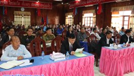 ກອງປະຊຸມສະຫຼຸບຕີລາຄາການນໍາພາ-ຊີ້ນໍາກາງສະໄໝຂອງກອງປະຊຸມໃຫຍ່ຜູ້ແທນສະໄໝທີ VII ອົງຄະນະພັກເມືອງວຽງທອງ ແຂວງບໍລິຄຳໄຊ ໄດ້ຈັດຂຶ້ນໃນລະຫວ່າງວັນທີ 22 – 24 ພະຈິກ 2022 ທີ່ຫ້ອງປະຊຸມຫ້ອງວ່າການເມືອງວຽງທອງ ພາຍໃຕ້ການເປັນປະທານຂອງ ສະຫາຍ ພັອ ຄຳແພນ ວິລື້ທຳ ກໍາມະການພັກແຂວງ, ເລຂາຄະນະບໍລິຫານງານພັກເມືອງ, ເຈົ້າເມືອງວຽງທອງ, ໂດຍເປັນກຽດເຂົ້າຮ່ວມຂອງ [&hellip;]