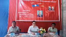 ໃນຕອນເຊົ້າຂອງວັນທີ 6 ທັນວາ 2022 ໜ່ວຍພັກບ້ານນາໄຊ ເມືອງທ່າພະບາດ ໄດ້ເປີດກອງປະຊຸມໃຫຍ່ຄັ້ງທີ່ V ຢູ່ທີ່ຫ້ອງການບ້ານຂອງຕົນ ພາຍໃຕ້ການເປັນປະທານຂອງ ສະຫາຍ ບຸນຊົມ ແກ້ວມະນີວົງ ເລຂາພັກບ້ານ ນ້າຍບ້ານ ນາໄຊ, ເປັນກຽດເຂົ້າຮ່ວມໂດຍ ສະຫາຍ ຄຳປຸ່ນ ສີຫາລາດ [&hellip;]