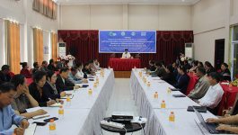 ກອງປະຊຸມປຶກສາຫາລື ຮ່າງຂໍ້ຕົກລົງເຈົ້າເມືອງປາກຊັນ ວ່າດ້ວຍການແຕ່ງຕັ້ງຄະນະຮັບຜິດຊອບ ແລະ ແກ້ໄຂຂໍ້ຂັດແຍ່ງດິນບໍລິເວນນໍ້າຫ້ວຍປຶງ ເມືອງປາກຊັນ ແຂວງບໍລິຄຳໄຊ ໄດ້ຈັດຂື້ນໃນຕອນບ່າຍຂອງວັນທີ 20 ທັນວາ 2022 ຢູ່ຫ້ອງປະຊຸມໂຮງແຮມດອກຈໍາປາ ໂດຍການເປັນປະທານຂອງທ່ານ ສຸພາລັກ ໄຊຊະນະສີ ຮອງເຈົ້າເມືອງປາກຊັນ. ໃນກອງປະຊຸມ ໄດ້ຜ່ານຮ່າງຂໍ້ຕົກລົງຂອງເຈົ້າເມືອງປາກຊັນ ວ່າດ້ວຍການແຕ່ງຕັ້ງຄະນະຮັບຜິດຊອບ ແລະ [&hellip;]
