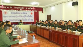 ໃນວັນທີ 30 ພະຈິກ 2022 ທີ່ຫ້ອງປະຊຸມກອງບັນຊາການທະຫານແຂວງບໍລິຄຳໄຊ ໄດ້ຈັດກອງປະຊຸມຝືກອົບຮົມ ແລະ ປຶກສາຫາລື ຂອງຄະນະອະນຸກຳມະການປຸກລະດົມຂົນຂວາຍຜູ້ບໍລິຈາກເລືອດ ຄັ້ງທີ II, ເປັນປະທານໂດຍ ທ່ານ ພັນໂທ ບຸນຮອດ ສູນດາລາ ຄະນະພັກກອງບັນຊາການ ຮອງຫ້ອງພາລາທິການ ທະຫານແຂວງ, ມີທ່ານ [&hellip;]