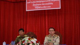 ວັນທີ 20 ທັນວາ 2022 ຢູ່ຫ້ອງປະຊຸມກອງບັນຊາການ ປກສ ແຂວງ ໄດ້ເປີດກອງປະຊຸມຈັດຕັ້ງເຜີຍແຜ່ເຊື່ອມຊືມເອກະສານຄໍາສັ່ງຂອງລັດຖະມົນຕີກະຊວງປ້ອງກັນຄວາມສະຫງົບ ເລກທີ 27/ປກສ ວ່າດ້ວຍການຕັ້ງຈຸດ ແລະ ປ້ອມກວດກາການສັນຈອນຕາມເສັ້ນທາງຫຼວງ ໃຫ້ກໍາລັງຕໍາຫຼວດຈະລາຈອນ ປກສ ແຂວງບໍລິຄໍາໄຊ ໂດຍ ການເປັນປະທານຂອງ ທ່ານ ພັອ [&hellip;]