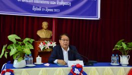 ພິທີເຜີຍແຜ່ເຊື່ອມຊຶມເອກະສານ ວຽກງານກວດກາ, ສະກັດກັ້ນ – ຕ້ານການສໍ້ລາດບັງຫຼວງ ຂອງພະແນກໂຍທາທິການ ແລະ ຂົນສົ່ງແຂວງ ໄດ້ຈັດຂຶ້ນໃນຕອນເຊົ້າຂອງວັນທີ 19 ມັງກອນ 2023 ຢູ່ຫ້ອງປະຊຸມຂອງຕົນ ເປັນກຽດເຂົ້າຮ່ວມຂອງທ່ານ ປອ ດວງຕາ ມໍລະຄາສຸກ ຄະນະປະຈຳພັກແຂວງ ປະທານກວດກາພັກ-ລັດແຂວງ, ມີຫົວໜ້າ, [&hellip;]