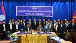ກອງປະຊຸມສະຫຼຸບການເຄື່ອນໄຫວວຽກງານການຕ່າງປະເທດ ແຂວງບໍລິຄຳໄຊ ປະຈຳປີ 2022 ແລະ ທິດທາງແຜນການ 2023 ໄດ້ຈັດຂຶ້ນໃນຕອນເຊົ້າຂອງວັນທີ 27 ມັງກອນ 2023 ຢູ່ຫ້ອງປະຊຸມຫ້ອງວ່າການແຂວງ, ໃຫ້ກຽດເຂົ້າຮ່ວມເປັນປະທານຂອງທ່ານ ຄຳແຫວນ ປັນຍານຸວົງ ຮອງເຈົ້າແຂວງບໍລິຄຳໄຊ ແລະ ທ່ານ ອຸດົມ ວົງໄກສອນ [&hellip;]