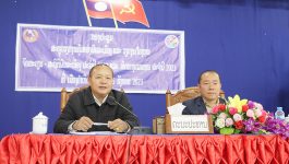 ໃນວັນທີ 26 ມັງກອນ 2023 ທີ່ຫ້ອງປະຊຸມຫ້ອງວ່າການເມືອງຄໍາເກີດ ໄດ້ຈັດກອງປະຊຸມສະຫຼຸບວຽກງານຄຸ້ມຄອງພົນລະເມືອງ ແລະ ວຽກງານໂຄງການຈົດທະບຽນ-ສະຖິຕິພົນລະເມືອງປະຈຳປີ 2022 ແລະ ວາງທິດທາງແຜນການປະຈຳປີ 2023 ພາຍໃຕ້ການເປັນປະທານຂອງ ທ່ານ ສົມເພັດ ຄໍາມະນີ ຫົວໜ້າພະແນກພາຍໃນແຂວງບໍລິຄຳໄຊ, ໃຫ້ກຽດເຂົ້າຮ່ວມໂດຍທ່ານ ຜາສຸກ ຈູມມລາວົງ [&hellip;]