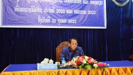 ກອງປະຊຸມສະຫຼຸບວຽກງານປະຈຳປີ 2022 ແລະ ທິດທາງແຜນການ 2023 ຂອງພະແນກຖະແຫຼງຂ່າວ, ວັດທະນະທຳ ແລະ ທ່ອງທ່ຽວ ແຂວງບໍລິຄຳໄຊ ໄດ້ຈັດຂຶ້ນໃນຕອນເຊົ້າຂອງວັນທີ 10 ກຸມພາ 2023 ຢູ່ຫ້ອງປະຊຸມຂອງຕົນ ໃຫ້ກຽດເປັນປະທານຂອງທ່ານ ຄຳແຫວນ ປັນຍານຸວົງ ຮອງເຈົ້າແຂວງບໍລິຄຳໄຊ, ມີຄະນະພະແນກ, [&hellip;]
