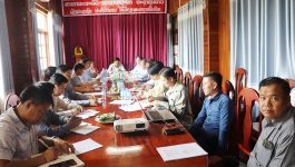 ໃນຕອນບ່າຍວັນທີ 14 ກຸມພາ 2023 ຢູ່ຫ້ອງປະຊຸມຊັ້ນ II ຫ້ອງວ່າການເມືອງວຽງທອງ, ແຂວງບໍລິຄໍາໄຊ ໄດ້ຈັດກອງປະຊຸມ ປືກສາຫາລືບົດລາຍງານການສຶກສາເບື້ອງຕົ້ນ ກ່ຽວກັບຜົນກະທົບຕໍ່ສີ່ງແວດລ້ອມ ໂຄງການກໍ່ສ້າງໂຮງງານຜະລິດແປ້ງມັນສະຄູ ຢູ່ທີ່ເມືອງວຽງທອງ, ໂດຍເປັນກຽດເຂົ້າຮ່ວມຂອງທ່ານ ສົມສະຫງວນ ສຸວັນນະລາດ ຫົວໜ້າພະແນກຊັບພະຍາກອນທຳມະຊາດ ແລະ ສິ່ງແວດລ້ອມແຂວງ, ມີຫົວໜ້າຫ້ອງວ່າການເມືອງ, [&hellip;]