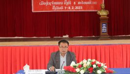 ກອງປະຊຸມເປີດກວ້າງຄົບຄະນະບໍລິຫານງານພັກ ເມືອງ ໄຊຈຳພອນ ຄັ້ງທີ 8 ສະໄໝທີ III ໄດ້ຈັດຂຶ້ນໃນວັນທີ 7 ກຸມພາ 2023 ທີ່ສະໂມສອນຂອງເມືອງ, ໂດຍການເປັນປະທານຂອງ ສະຫາຍ ໂກ່ ໄຊສົມບັດ ກຳມະການພັກແຂວງ ເລຂາພັກເມືອງ ເຈົ້າເມືອງໄຊຈຳພອນ, ມີບັນດາຄະນະປະຈຳພັກເມືອງ, [&hellip;]