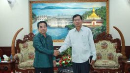 ໃນວັນທີ 15 ກຸມພາ 2023 ທີ່ຫ້ອງຮັບຮອງຫ້ອງວ່າການແຂວງວຽງຈັນ ທ່ານ ວັນວິໄລ ແດນພູຫຼວງ ຮອງເລຂາພັກແຂວງ ຜູ້ຊີ້ນຳວຽກງານກໍ່ສ້າງຮາກຖານການເມືອງພັດທະນາຊົນນະບົດຮອບດ້ານ ແລະ ວຽກງານ 3 ສ້າງຂັ້ນແຂວງ ພ້ອມຄະນະ ໄດ້ເຂົ້າພົບທ່ານ ຄຳພັນ ສິດທິດຳພາ ກຳມະການສູນກາງພັກ ເລຂາພັກແຂວງ [&hellip;]
