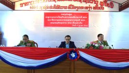 ກອງປະຊຸມສະຫລຸບວຽກງານປ້ອງກັນຄວາມສະຫງົບ ປະຈໍາປີ 2022 ຂອງກອງບັນຊາການ ປກສ ເມືອງຄໍາເກີດ ໄດ້ຈັດຂຶ້ນໃນວັນທີ 1 ກຸມພາ 2023 ທີ່ຫ້ອງປະຊຸມບໍລິສັດພັດທະນາຊົນນະບົດໃໝ່, ໂດຍການເປັນປະທານຂອງ ທ່ານ ພັນໂທ ລໍາເງິນ ພະບາດໄຊ ກໍາມະການພັກເມືອງ ເລຂາຄະນະພັກຮາກຖານ ຫົວໜ້າກອງບັນຊາການ ປກສ [&hellip;]