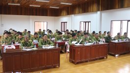 ກອງປະຊຸມ ສະຫຼຸບວຽກງານປ້ອງກັນຄວາມສະຫງົບ ເມືອງໄຊຈໍາພອນ ປະຈໍາປີ 2022 ໄດ້ຈັດຂຶ້ນໃນວັນທີ 7 ກຸມພາ 2023 ທີ່ກອງບັນຊາການ ປກສ ເມືອງ, ເປັນປະທານໂດຍ ທ່ານ ພັນໂທ ທອງສຸກ ທິດສາທຳ ຫົວໜ້າກອງບັນຊາການ ປກສ ເມືອງ. [&hellip;]