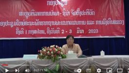 ແຜນການການລົງທຶນ ຕີລາຄາການຈັດຕັ້ງປະຕິບັດມະຕິກອງປະຊຸມໃຫຍ່ ກາງສະໄໝ