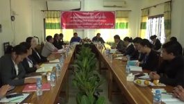 ໜ່ວຍພັກຮາກຖານໂຮງຮຽນການເມືອງການປົກຄອງແຂວງສະຫຼຸບຕີລາຄາການນໍາພາ-ຊີ້ນໍາມະຕິກອງປະຊຸມໃຫຍ່ກາງສະໄໝ ຄັ້ງທີ່ 4