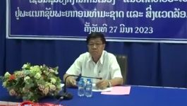 ພະແນກຊັບພະຍາກອນທຳມະຊາດ ແລະ ສິ່ງແວດລ້ອມແຂວງ ເຊື່ອມຊຶມວຽກງານແນວຄິດການເມືອງ ທົ່ວປະເທດ ຄັ້ງທີ 5