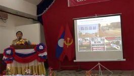 ຕຳຫຼວດຈະລາຈອນ ປກສ ແຂວງ ສົມທົບກັບ ປກສ ທ່າພະບາດ ລົງເຜີຍແຜ່ລະບຽບການສັນຈອນທາງບົກ ຢູ່ເມືອງທ່າພະບາດ