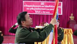 ພິທີປະດັບຫຼຽນພິລະອາດຫານໃຫ້ກົມກອງລວມໝູ່ ແລະ ບຸກຄົນ ກອງບັນຊາການທະຫານແຂວງບໍລິຄຳໄຊ