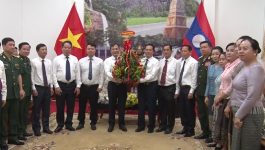 ການນໍາແຂວງຮ່າຕີ້ງ ສສ ຫວຽດນາມ ເຂົ້າອວຍພອນການນໍາ ແຂວງບໍລິຄໍາໄຊ ສປປ ລາວ ເນື່ອງໃນໂອກາດວັນບຸນປີໃໝ່ລາວ