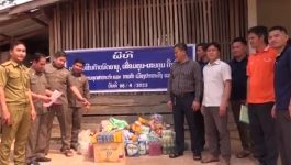 ຫ້ອງການອຸດສາຫະກຳ ແລະ ການຄ້າເມືອງປາກກະດິງ ຈັດພິີທຳລາຍສິນຄ້າໝົດອາຍຸ ເສື່ອມຄຸນ