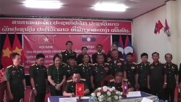 ສະມາຄົມນັກຮົບເກົ່າ ແຂວງຮ່າຕິ້ງ ສສ ຫວຽດນາມ ຢ້ຽມຢຽມ ແລະ ເຮັດວຽກຢູ່ ແຂວງບໍລິຄຳໄຊ ສປປ ລາວ