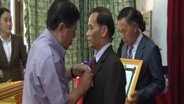 ພະແນກໂຍທາທິການ ແລະ ຂົນສົ່ງແຂວງ ປະດັບຫຼຽນໄຊໃຫ້ຜູ້ທີ່ມີຜົນງານດີເດັ່ນໃນໄລຍະ 5 ປີຜ່ານມາ
