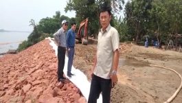 ໂຄງການກໍ່ສ້າງເສັ້ນທາງບ້ານນາສະຫວັນ ແລະ ໂຄງການກັນຕະຝັ່ງເຈື່ອນບ້ານແກ້ງສະດອກຈະສຳເລັດຕາມແຜນການ