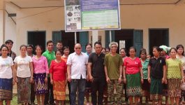 ພິທີເຜີຍແຜ່ກົດລະບຽບວັງສະຫງວນສັດນ້ຳ ແບບມີສ່ວນຂອງຊຸມຊົນ ບ້ານສົບຂອນ